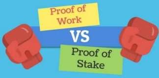 Difference between proof of work vs of stake