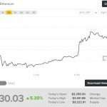 Bitcoin price rose to $3000