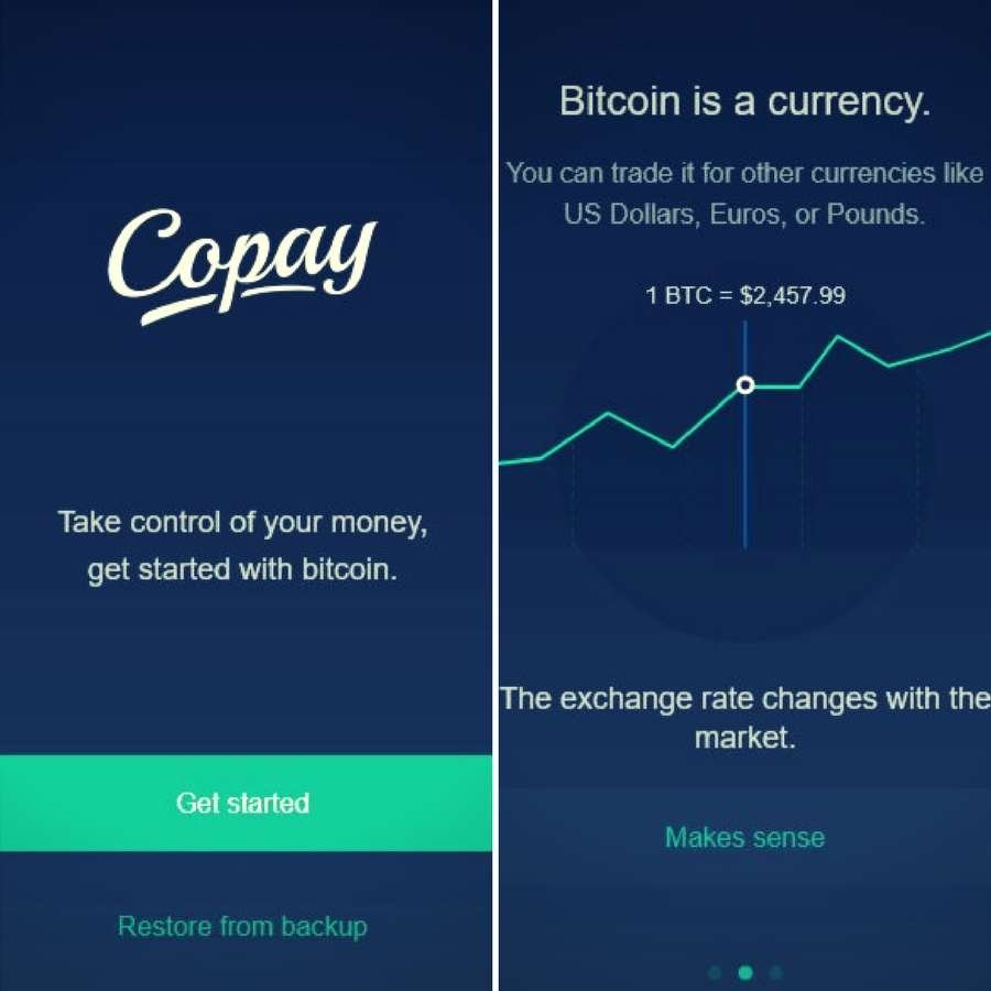 buy bitcoin on copay