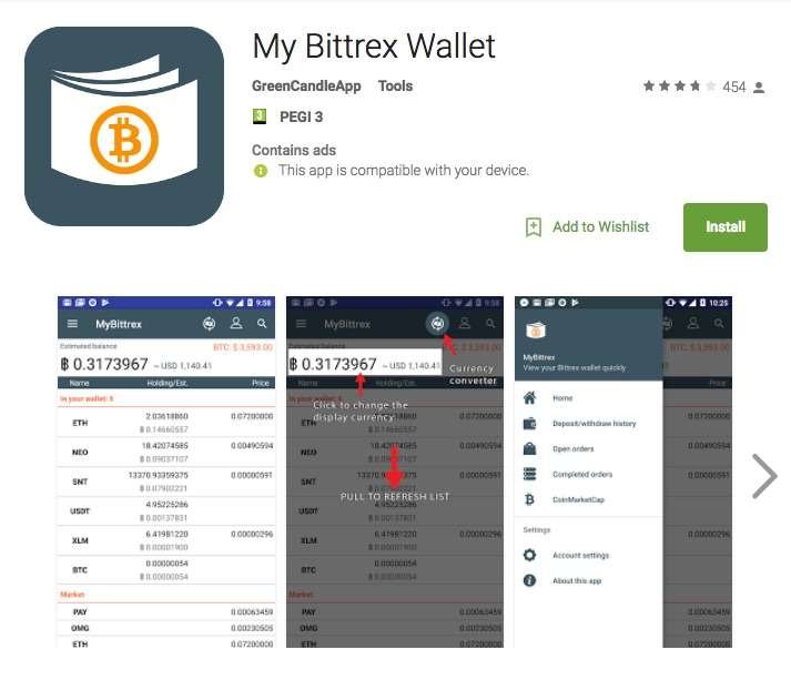 Bittrex- Mobile App