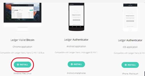 Install Ledger App Ledger Nano S