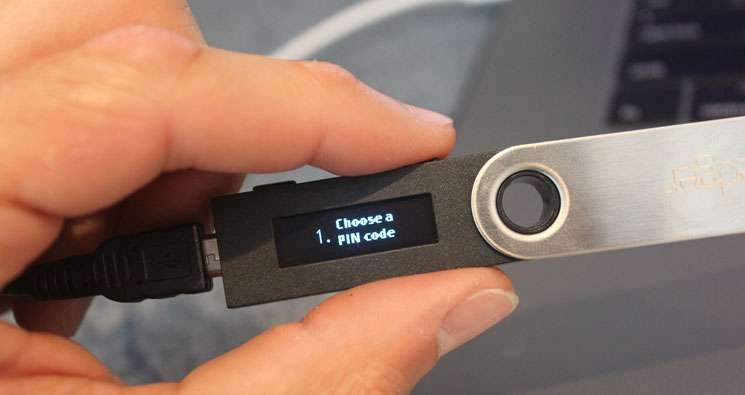 Ledger Nano S Select a PIN Code
