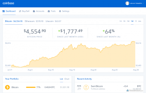 cryptocurrency exchange platform coinbase