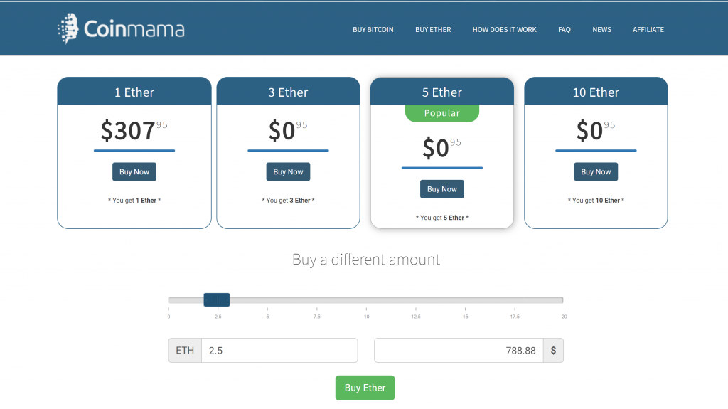 coinmama ethereum limits