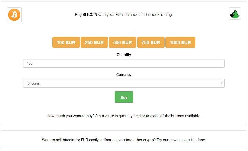 The Rock Trading Limited Fastlane Option