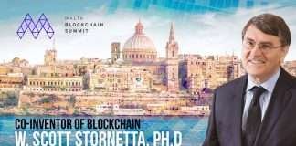 Founder of blockchain in Malta