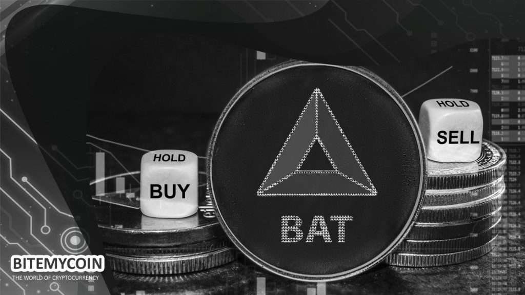 bat coin with buy and sell beside