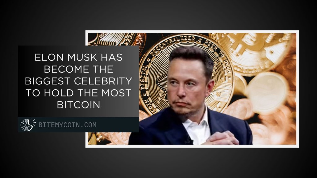 Elon Musk Has Become The Biggest Celebrity To Hold The Most Bitcoin
