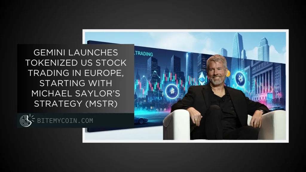 Gemini Launches Tokenized US Stock