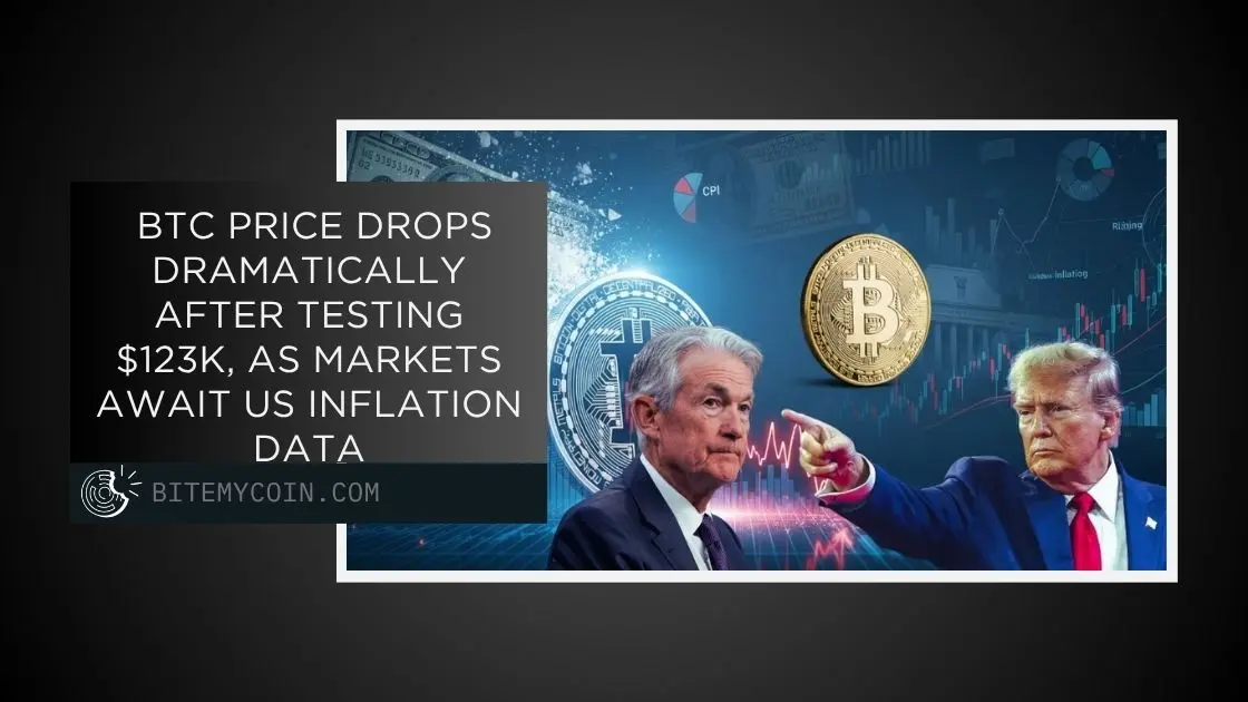 BTC Price Drops Dramatically After Testing $123K