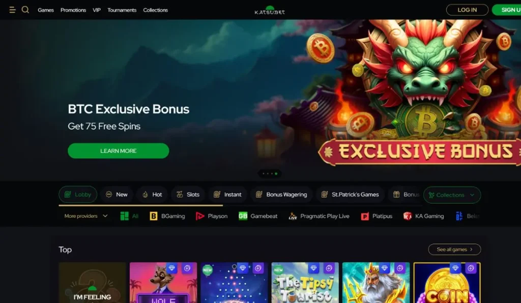Katsubet screenshot
