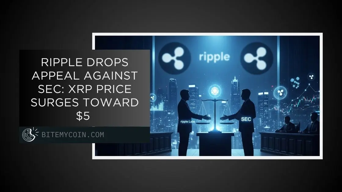 Ripple Drops Appeal Against SEC: XRP Price Surges Toward $5