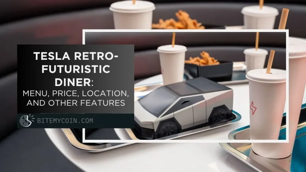 Tesla Retro-Futuristic Diner Menu