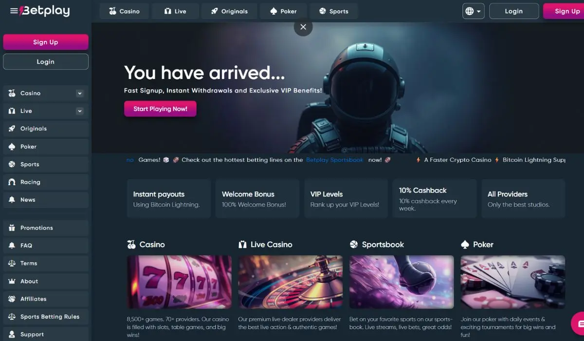Betplay screenshot