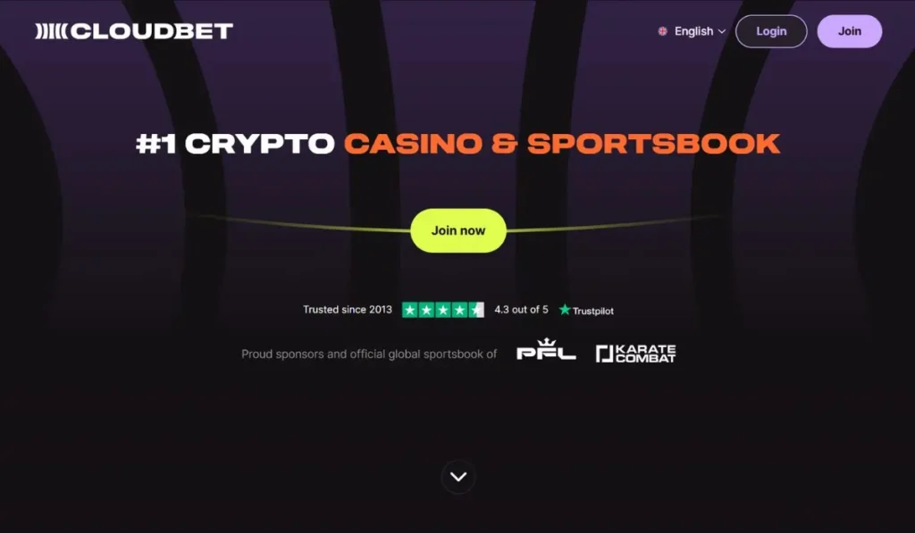Cloudbet screenshot