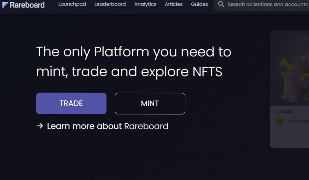 Rareboard {screenshot)