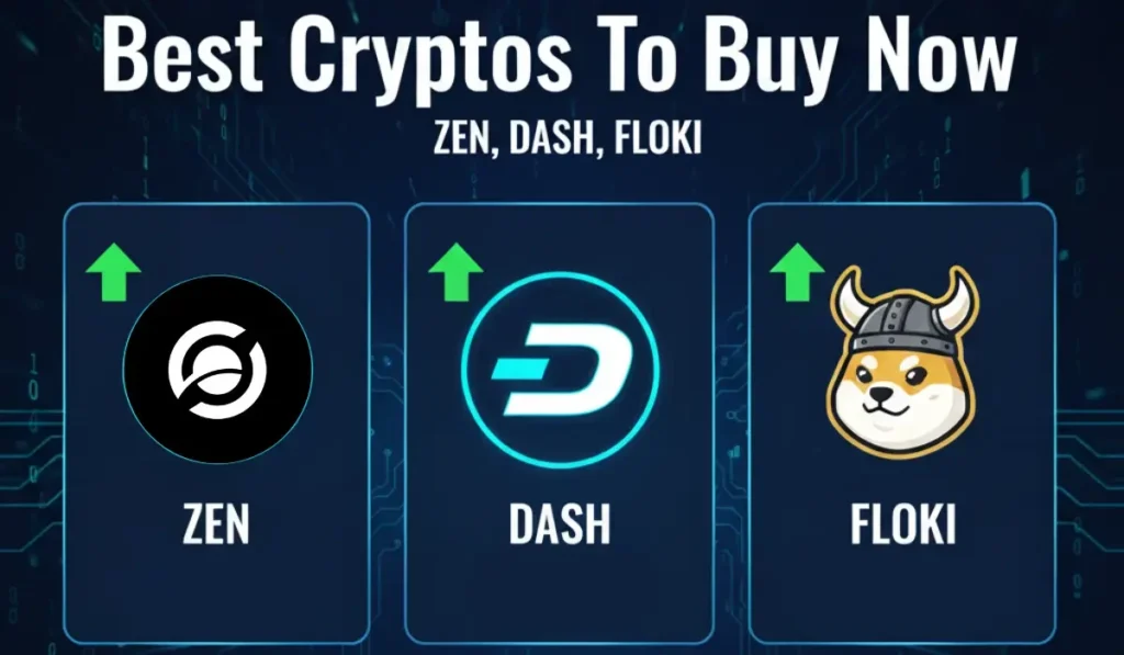 Best Cryptos To Buy Now - ZEN, DASH, FLOKI