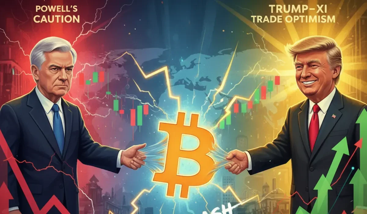 Bitcoin Whiplash- Powell's Caution vs.Trump-Xi Trade Optimism