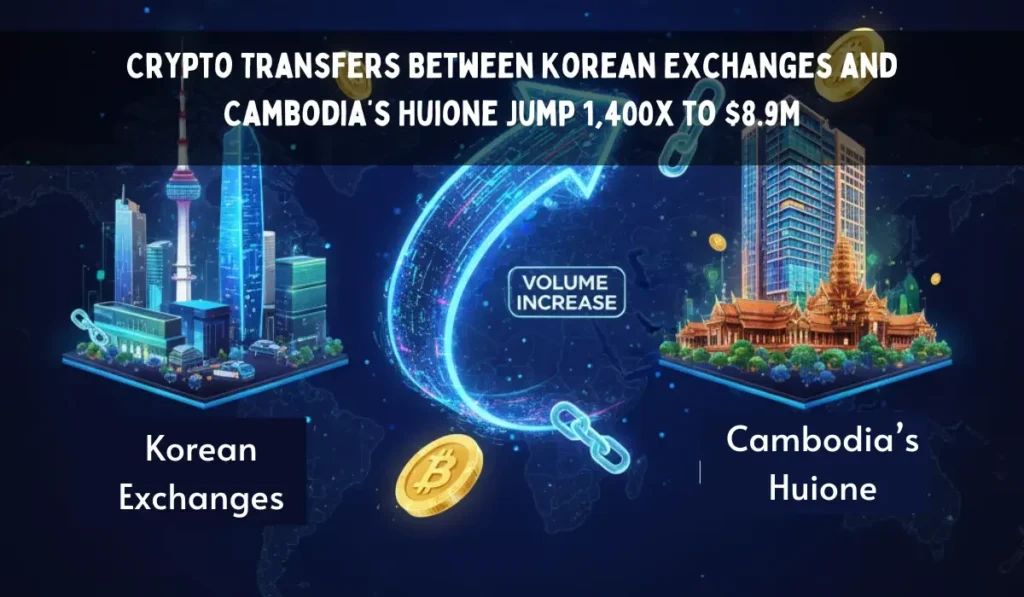 Crypto Transfers Between Korean Exchanges and Cambodia’s Huione