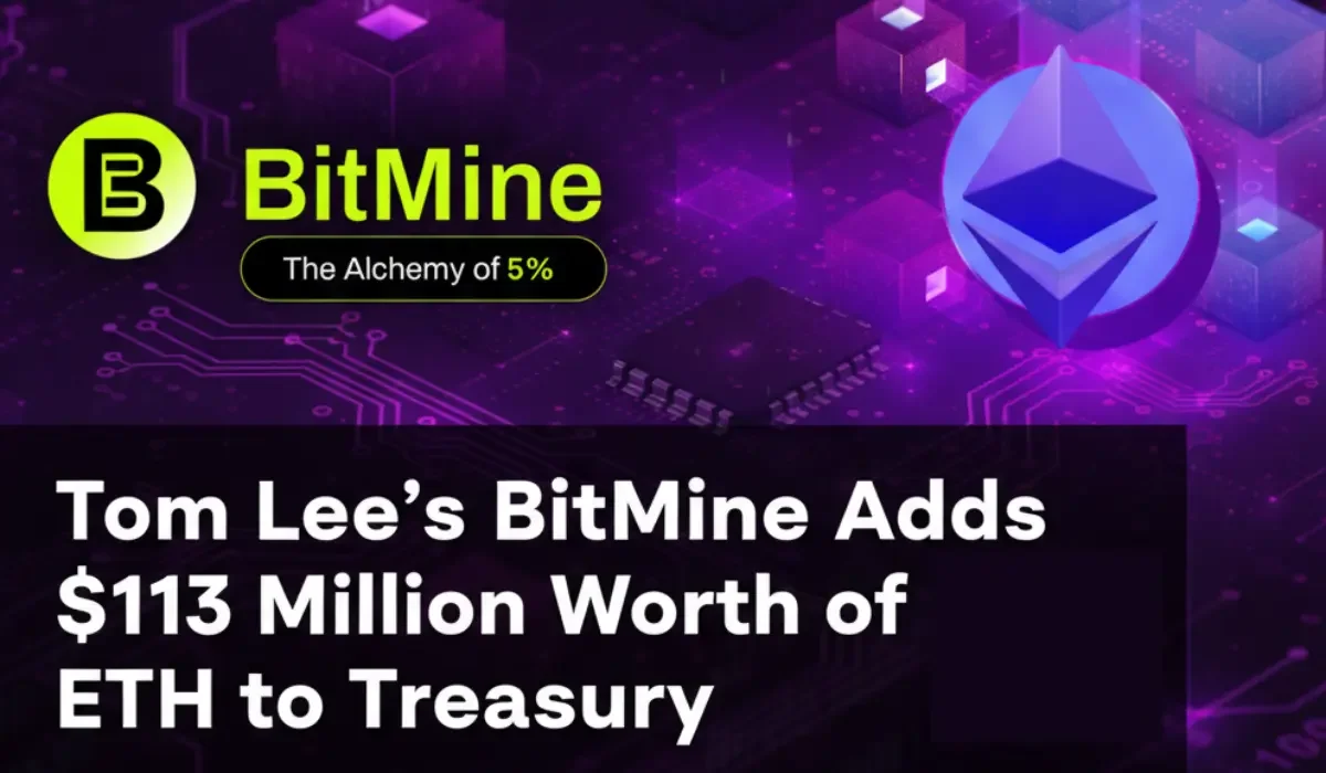 Tom Lee's BitMine Adds $113 Million Worth of ETH to Treasury
