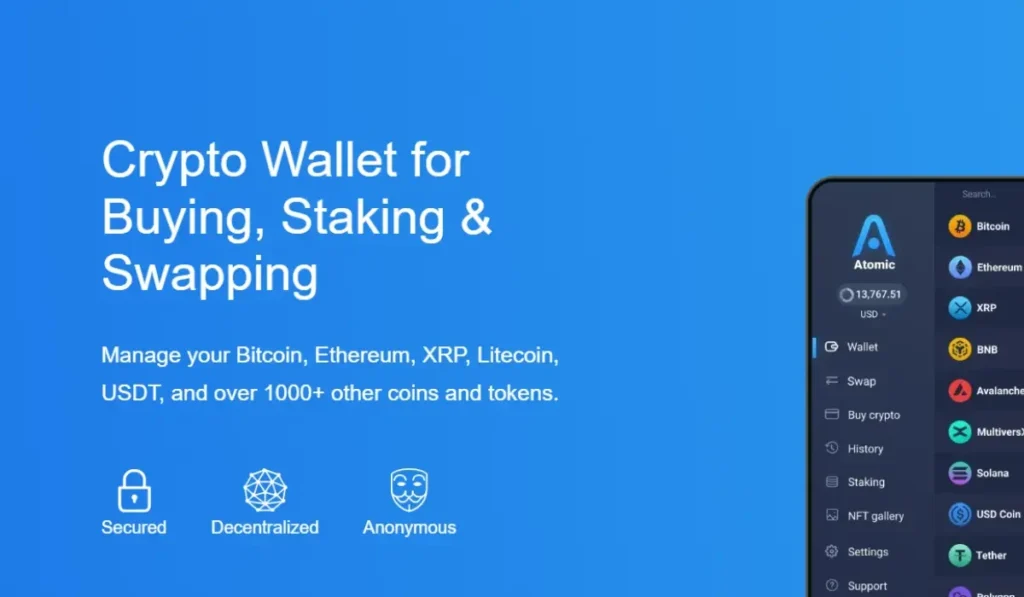Top 5 Solana Wallets - Atomic 