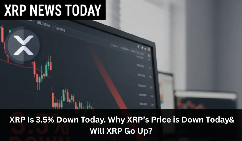 XRP Is 3.5% Down Today. Why XRP’s Price is Down Today& Will XRP Go Up?