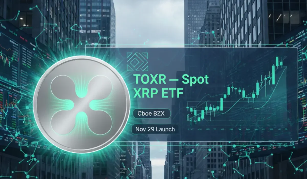 21Shares Spot XRP ETF Set to Launch Nov. 29 on Cboe BZX Under TOXR Ticker