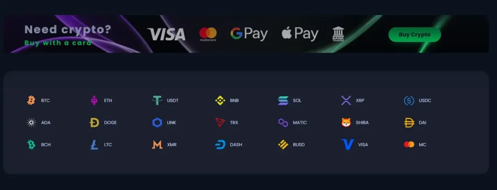 Best XRP Casinos Deposit Method Screenshot