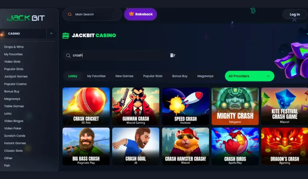 Jackbit-Best Crash Gambling Site