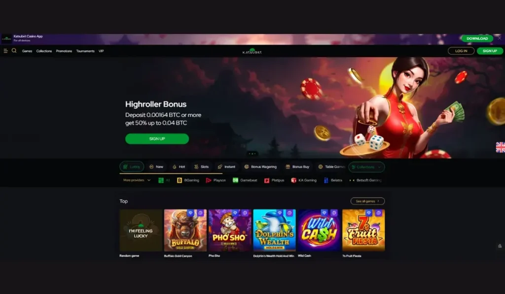 Katsubet Review VPN-Friendly Platform with 7000+ Games