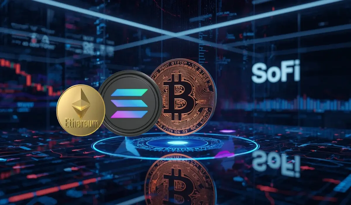SoFi Crypto Trading launch with BTC, ETH, and SOL