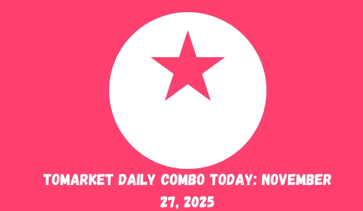 Tomarket Daily Combo Today: November 27, 2025