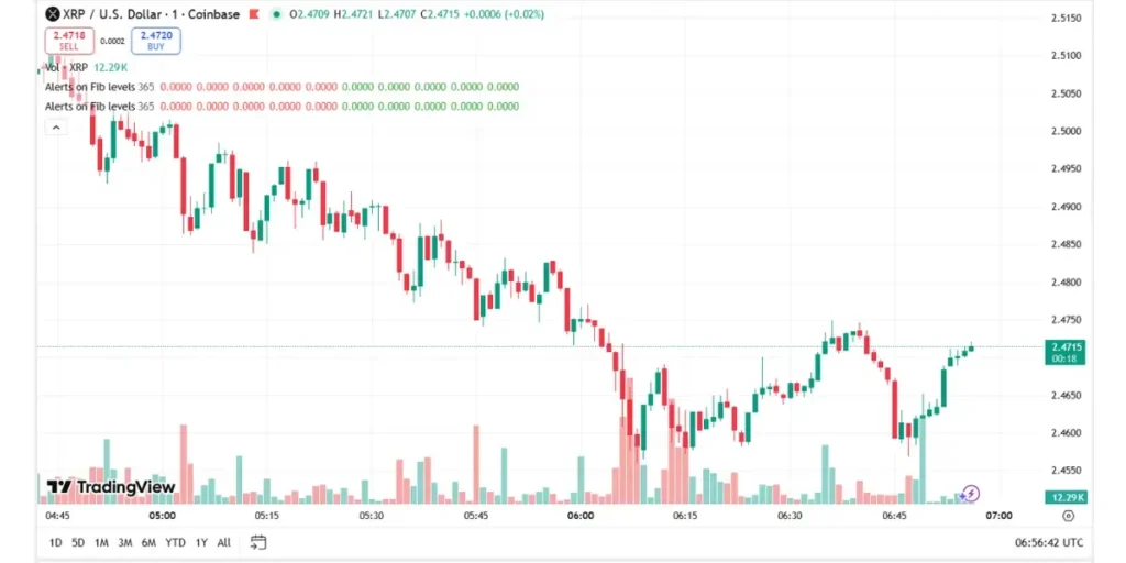 XRP Trading Volume Today (Nov- 11)