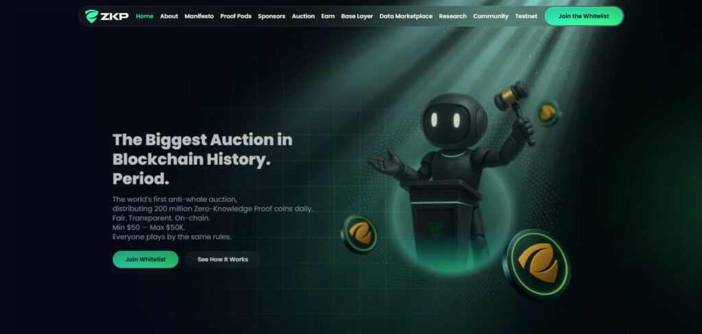 Zero Knowledge Proof (ZKP) Presale