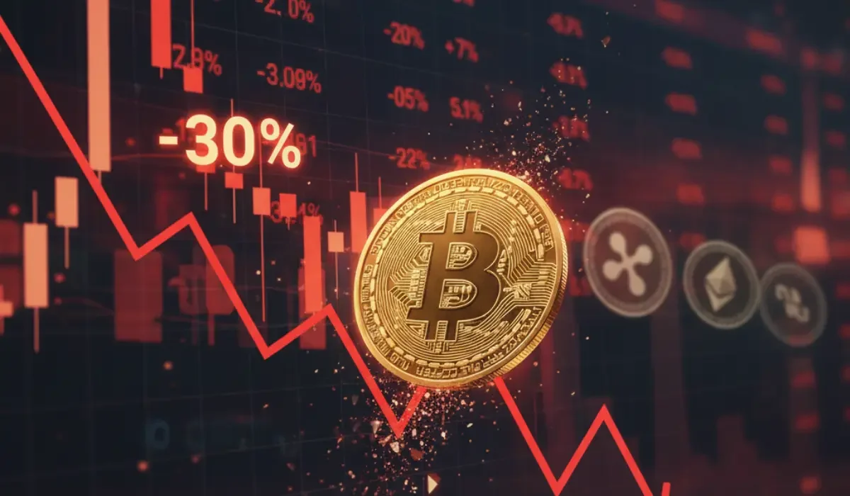 Bitcoin Falls 30% in 2025, Erasing Year’s Gains as Crypto Slump Deepens