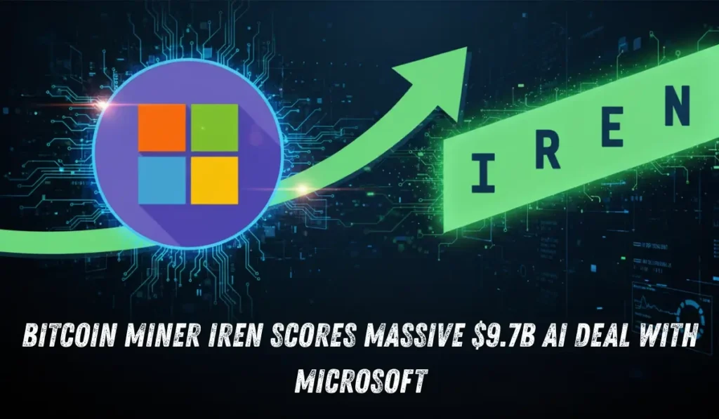 Bitcoin Miner IREN Scores Massive $9.7B AI Deal with Microsoft