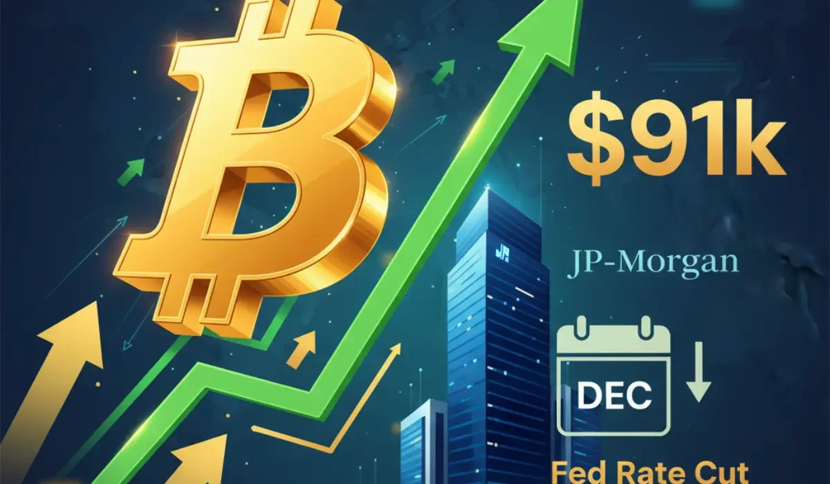 Bitcoin Price Reclaims $91k as JP Morgan Predicts December Fed Rate Cut