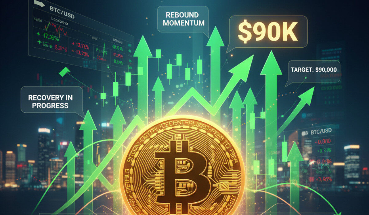Bitcoin Rebounds After Crypto Crash — Is $90K the Next Target?