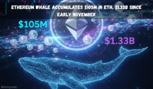 ETH News: Ethereum Whale Accumulates $105M in ETH, $1.33B Since Early November