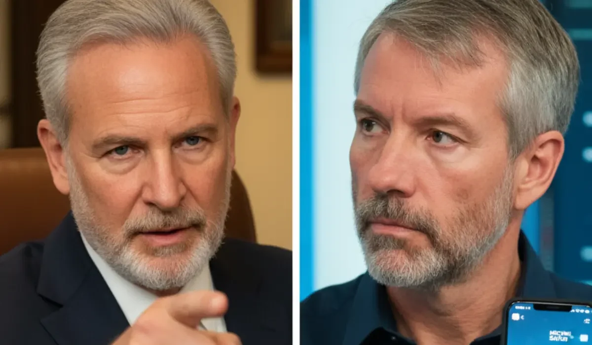 Peter Schiff Calls Saylor’s Bitcoin-Only Strategy ‘Fraud,’ Demands Live Debate