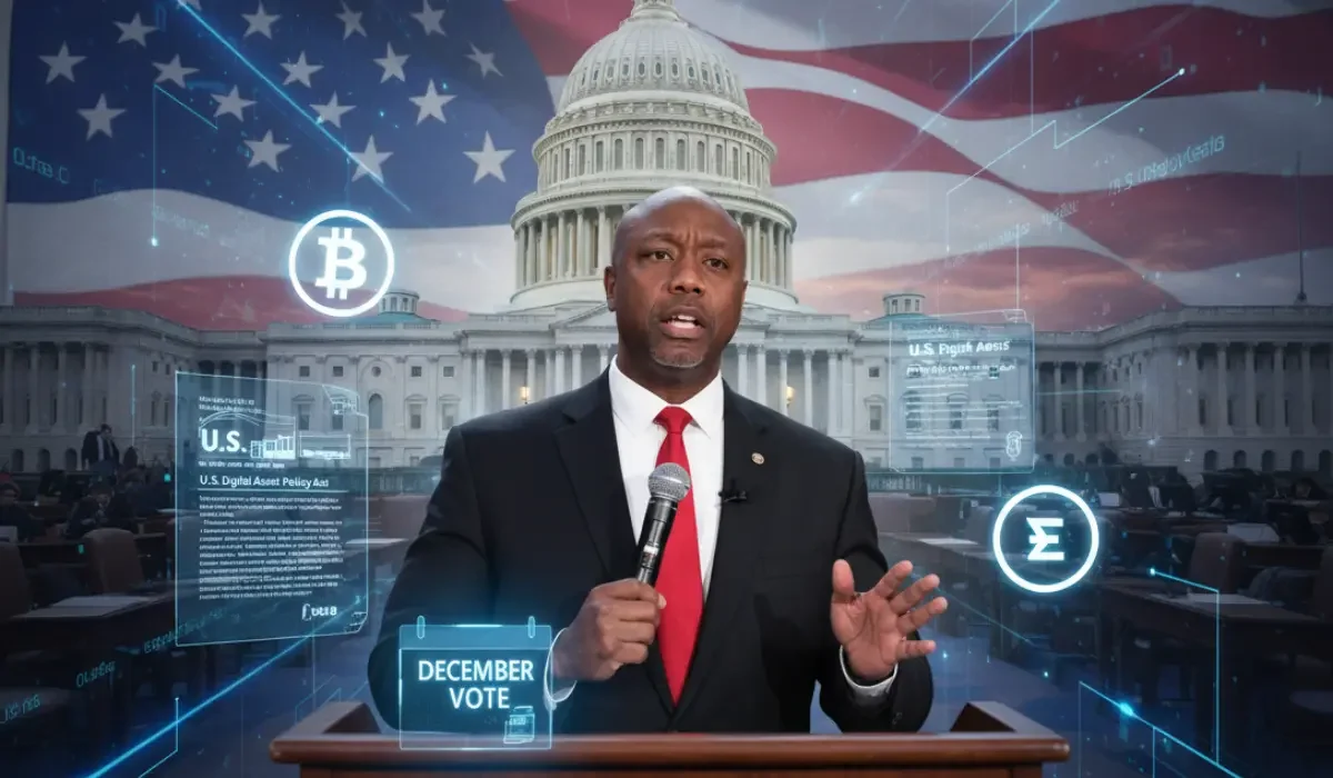 Senate Banking Chair Tim Scott Targets Year-End Vote on U.S. Crypto Bill
