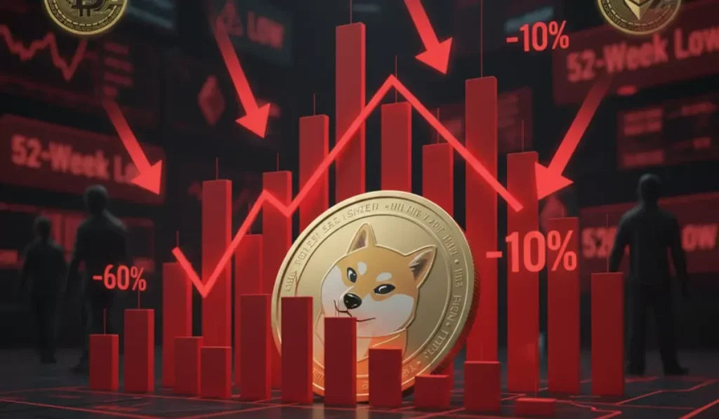 Shiba Inu Price Prediction: SHIB Slides Toward Yearly Low as Selling Pressure Mounts