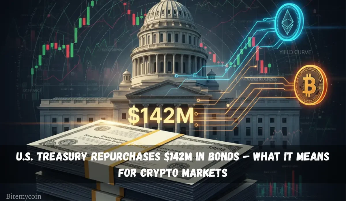 U.S. Treasury Repurchases $142M in Bonds — What It Means for Crypto Markets