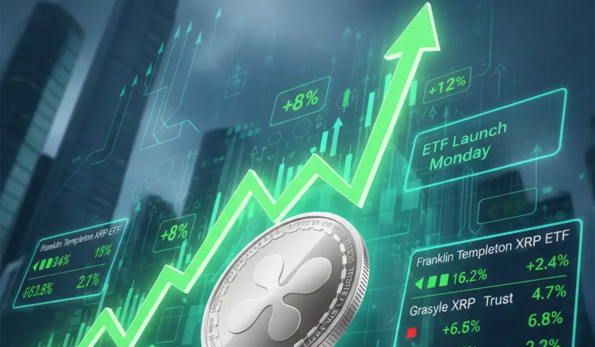 XRP Surges Past $2 as ETF Inflows Rise; Franklin Templeton, Grayscale Launch Monday