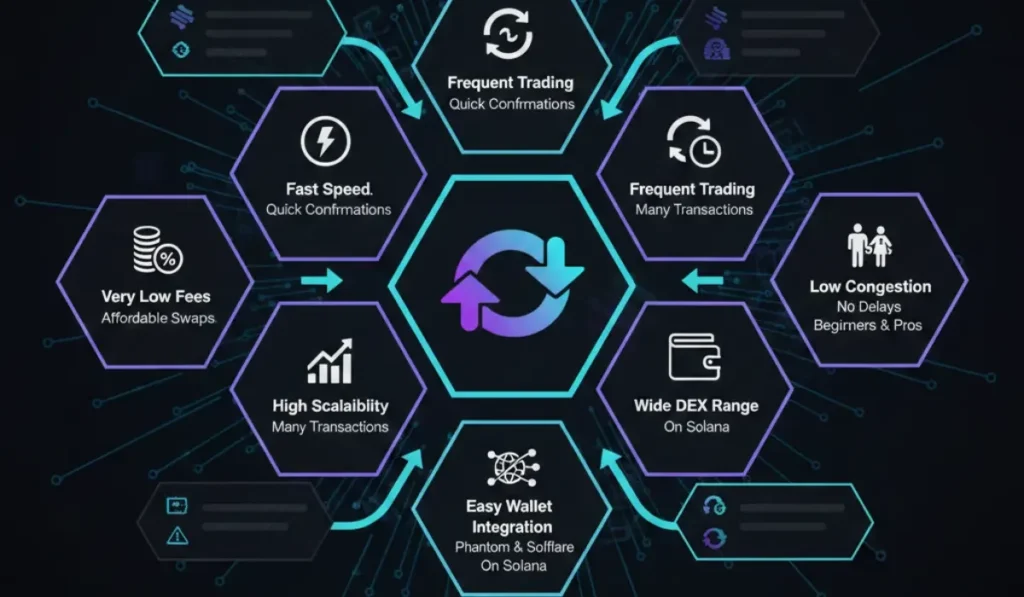 Advantages of using Solana for token exchange