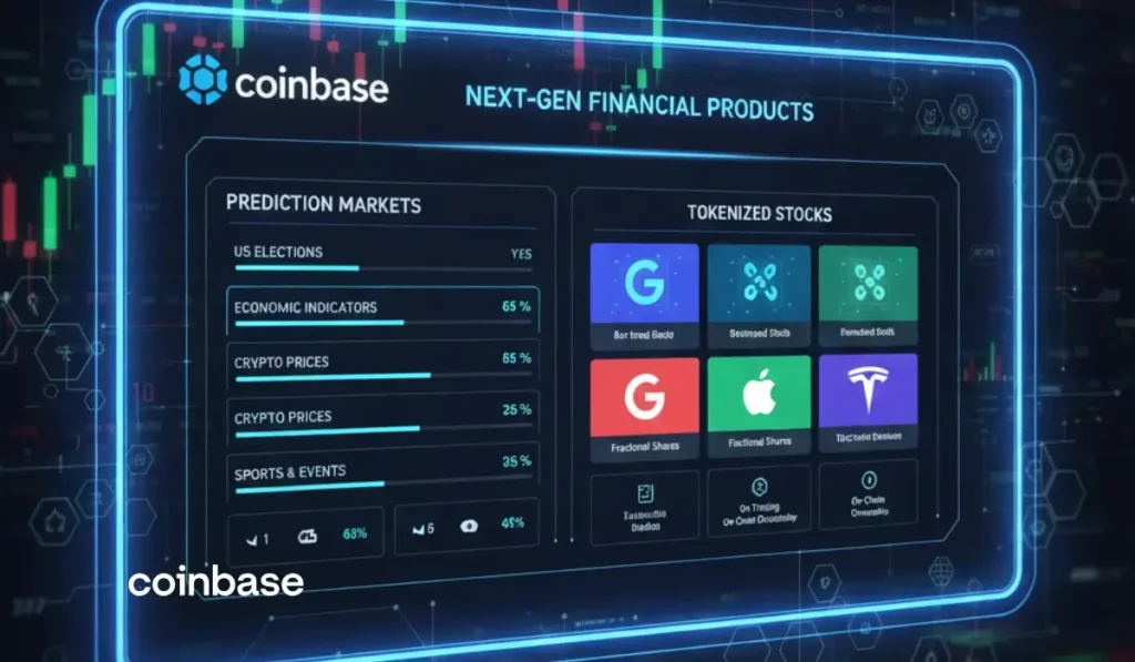 Upcoming Products From Coinbase Feature Predictions Markets & Tokenized Stocks