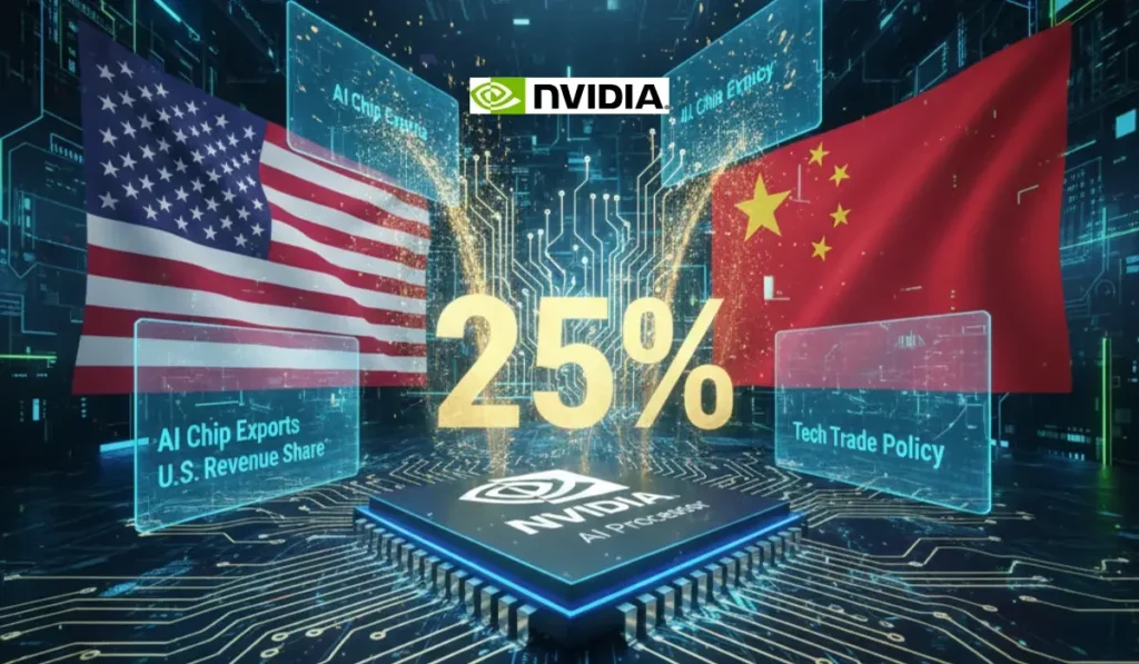 Big Win for NVIDIA: U.S. to Get 25% from AI Chip Sales to China