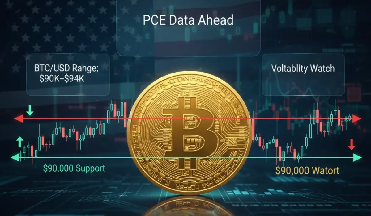Bitcoin Price Prediction Today: Can BTC Hold the $90K–$94K Range Ahead of PCE Data?