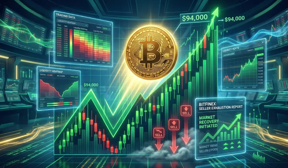 Bitfinex Cites ‘Seller Exhaustion’ as Bitcoin Rebounds to $94K