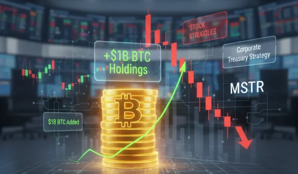 Strategy (MSTR) Expands Bitcoin Holdings By Nearly $1 Billion Despite Stock Struggles